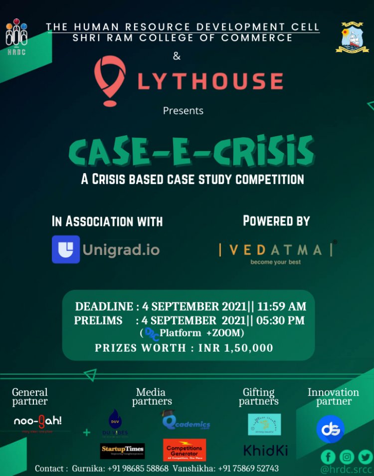 Case-E-Crisis: A case study competition to test your analytical skills