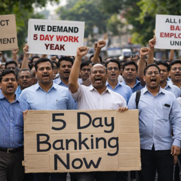 Nationwide Bank Strike Halts Services as Unions Push for Five-Day Work Week Reform