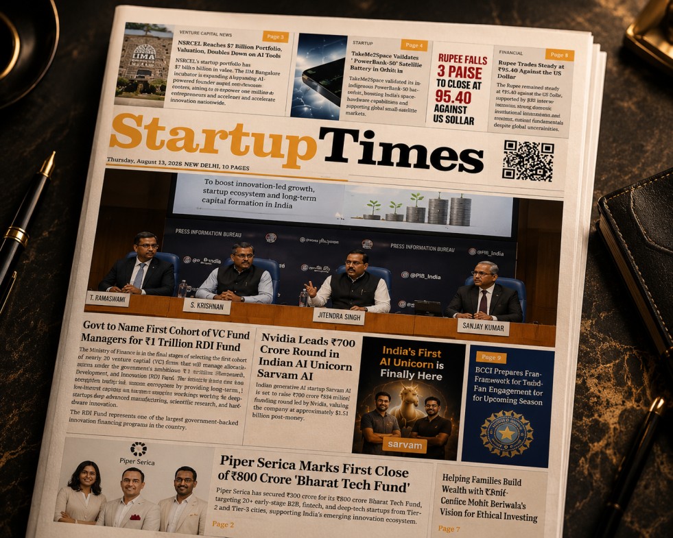 Thursday Edition — August 13, 2026 | StartupTimes