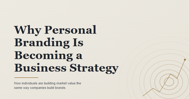 Founder-Led Brands: Why Personal Branding Is Becoming a Business Strategy