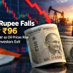 Indian Rupee Falls Below ₹96 as Oil Prices Rise