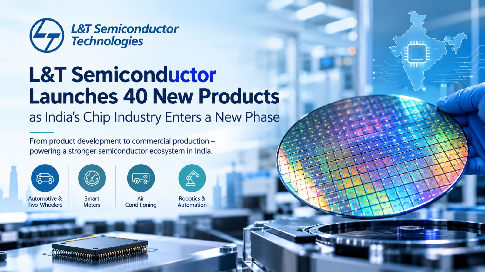 L&T Semiconductor Launches 40 New Products as India’s Chip Industry Enters a New Phase