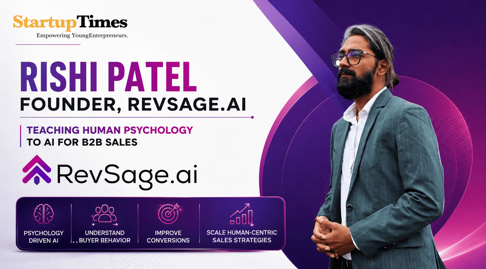 How RevSage.ai Is Teaching Human Psychology to their AI for B2B Sales | Rishi Patel