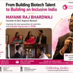 From Building Biotech Talent to Building an Inclusive India: Mayank Raj Bhardwaj's Inspiring Presence at Pink Parliament Dialogue 2026