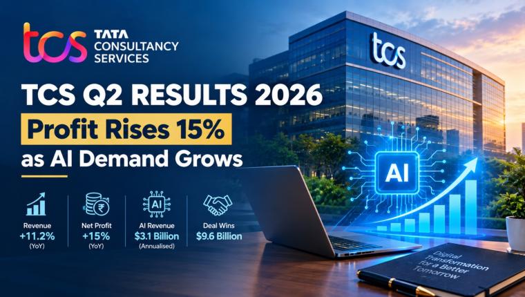 TCS Q2 Results 2026: Profit Rises 15% as AI Demand Grows
