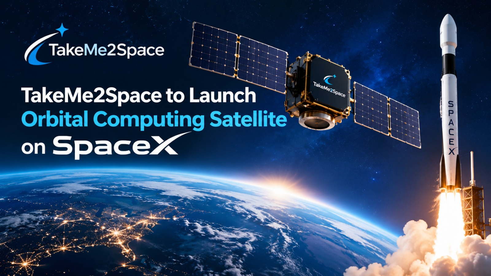 TakeMe2Space to Launch Orbital Computing Satellite on SpaceX