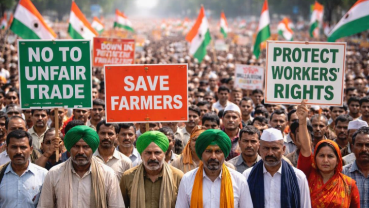 Bharat Bandh Planned for Today Over Protests Against India–U.S. Trade Deal