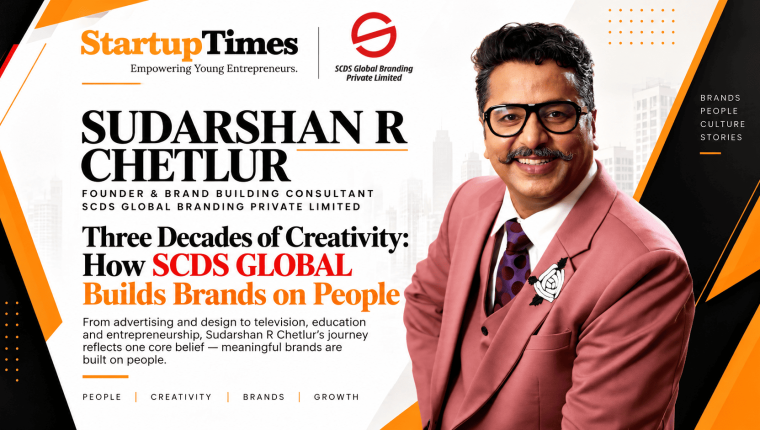Three Decades of Creativity: How Sudarshan R Chetlur Built SCDS GLOBAL Around the Idea That Brands Are Built on People