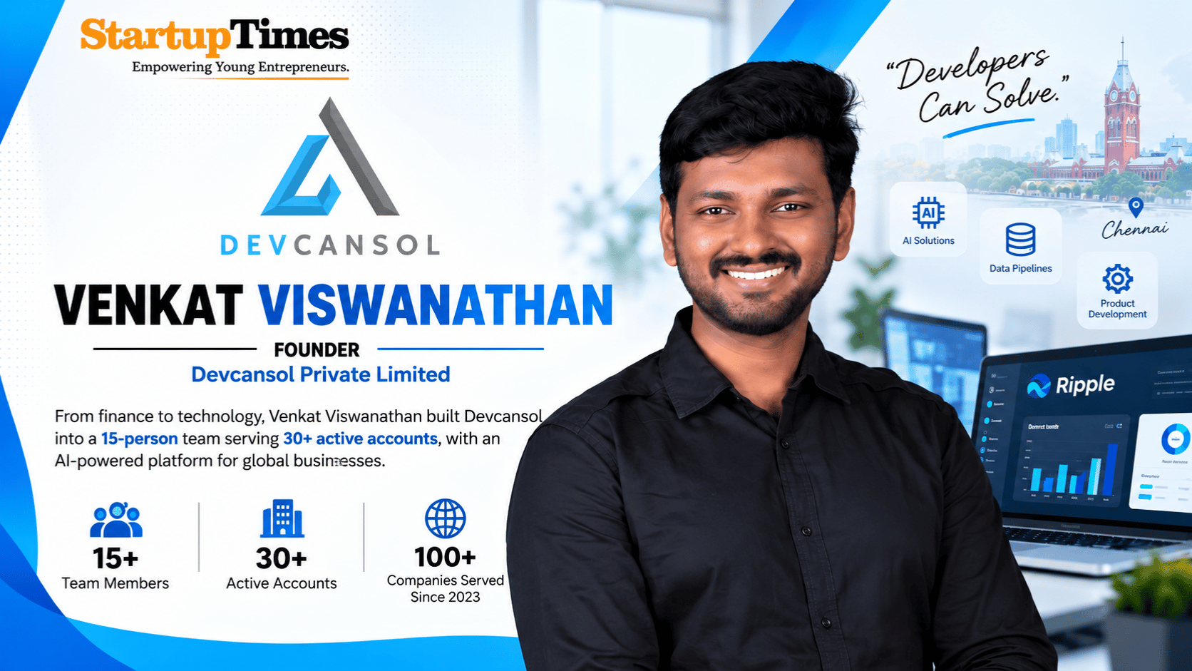 From Excel Sheets to AI Pipelines: How Venkat Viswanathan Built Devcansol Into a Services-as-Software Company