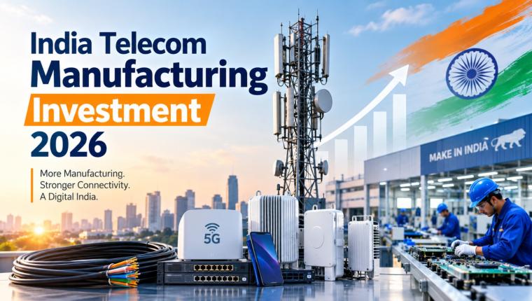 India Telecom Manufacturing Investment 2026: ₹5,500 Crore