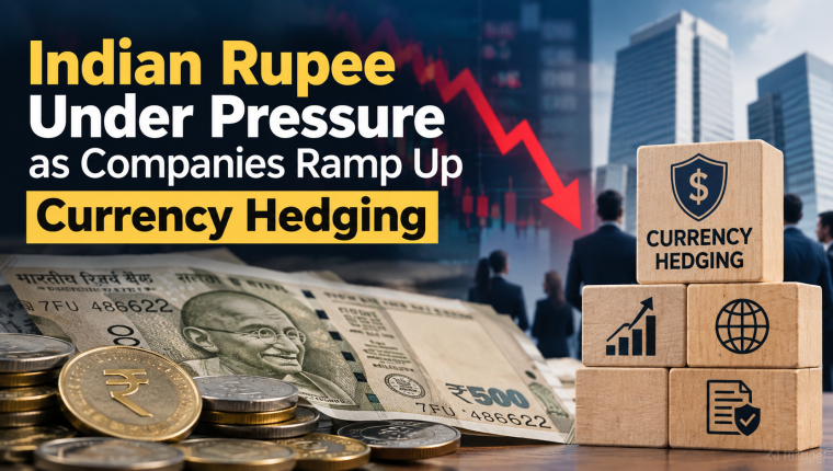 India Rupee Under Pressure as Companies Ramp Up Currency Hedging