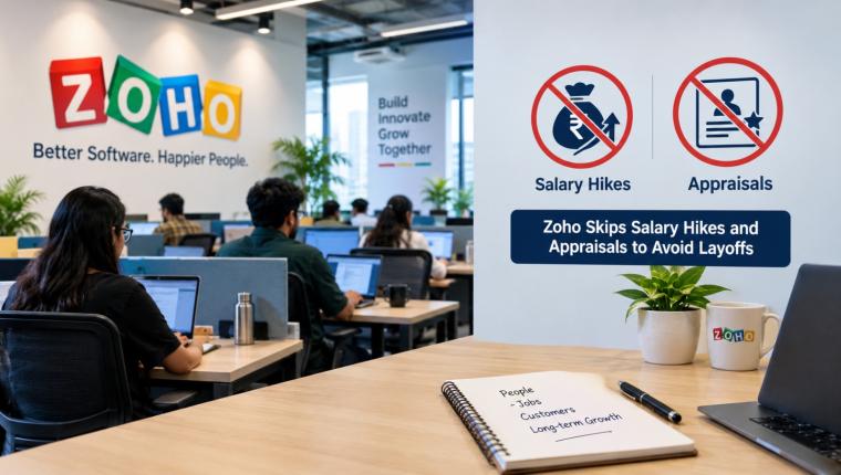 Zoho Skips Salary Hikes in 2026 to Avoid Layoffs