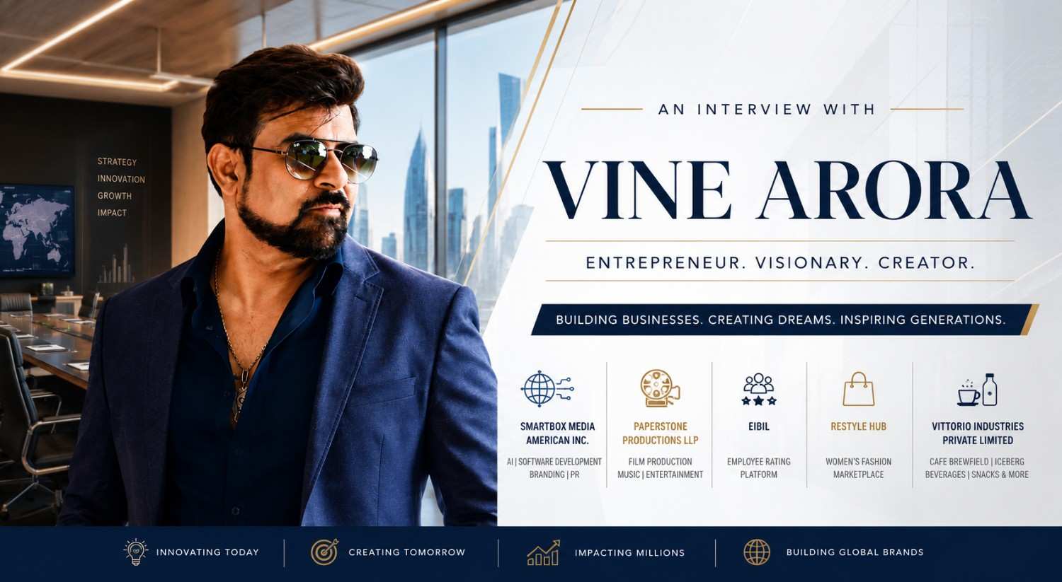 Vine Arora: Building Across Technology, Film and Music