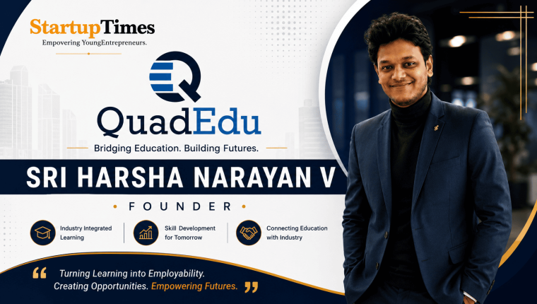 Bridging the Gap Between Education and Industry: The Journey of Sri Harsha Narayan V and Quad Education