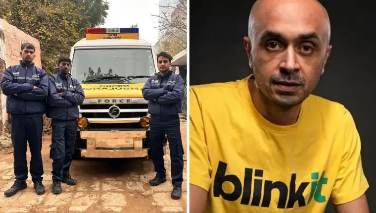 Blinkit Launches 10-Minute Ambulance Service