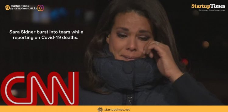 CNN reporter breaks down on-air while reporting on COVID-19 deaths